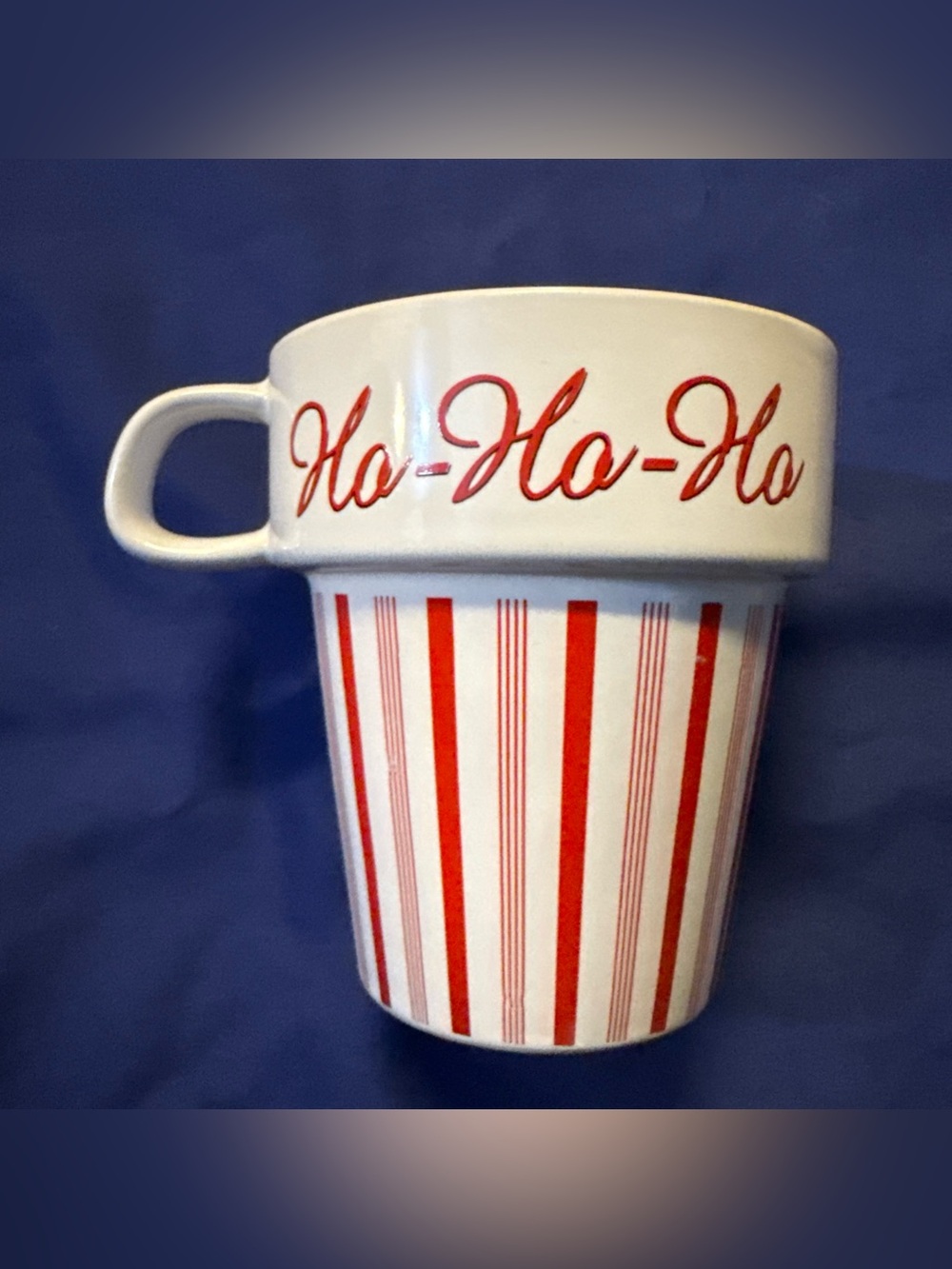 Mulberry Ho-Ho-Ho 12oz. Coffee Cocoa Mug Tea Cup Ceramic Christmas Holiday